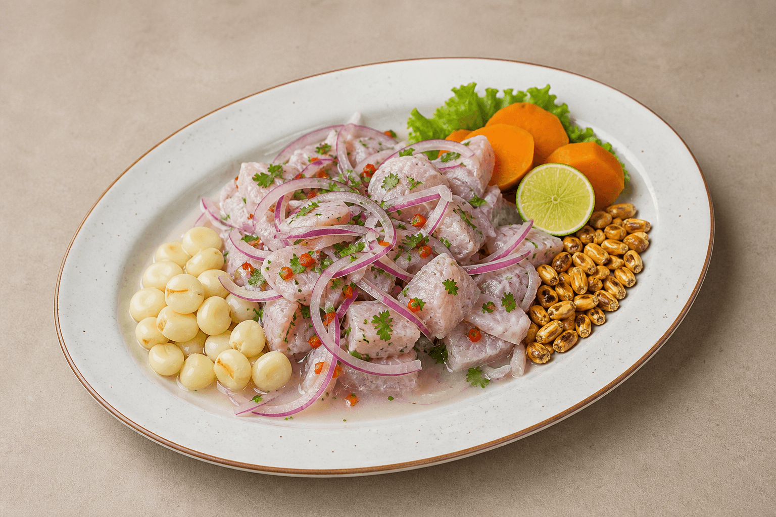 Photorealistic Ceviche menu-main p03 food image by VDAMO