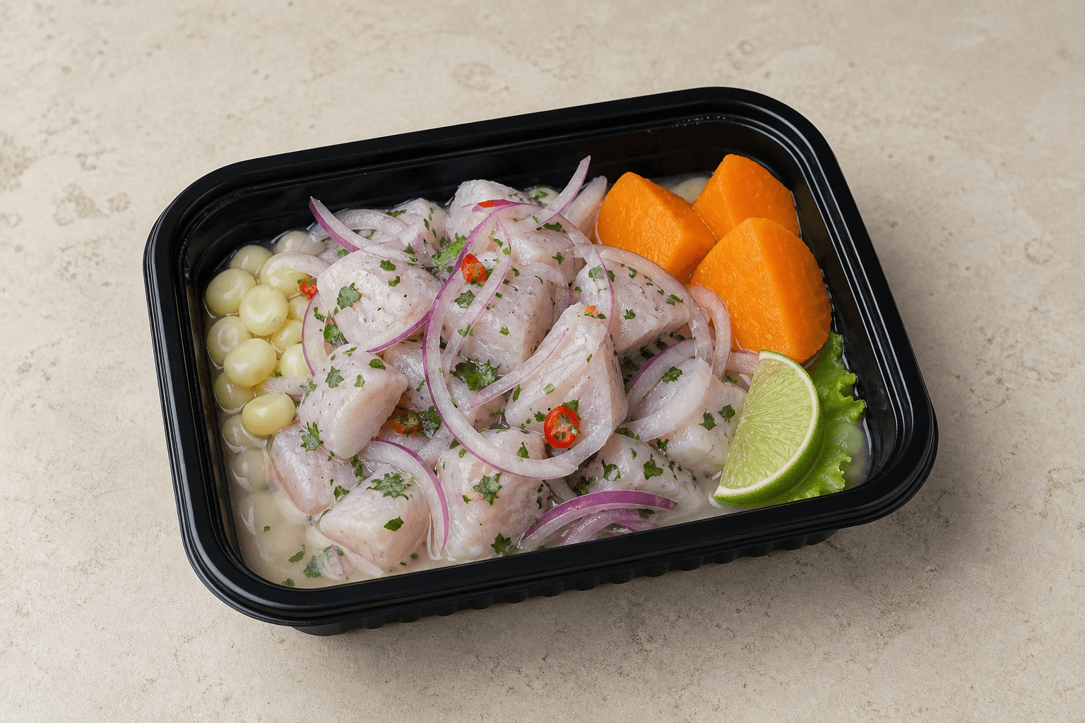 Photorealistic Ceviche menu-main p06 food image by VDAMO