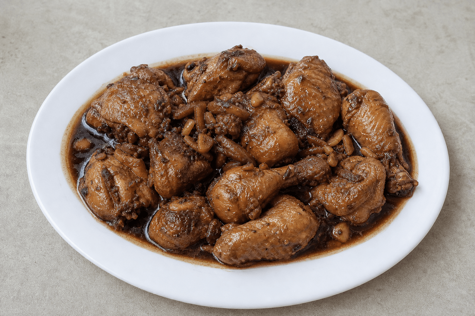 Photorealistic Chicken adobo P03 food image by VDAMO