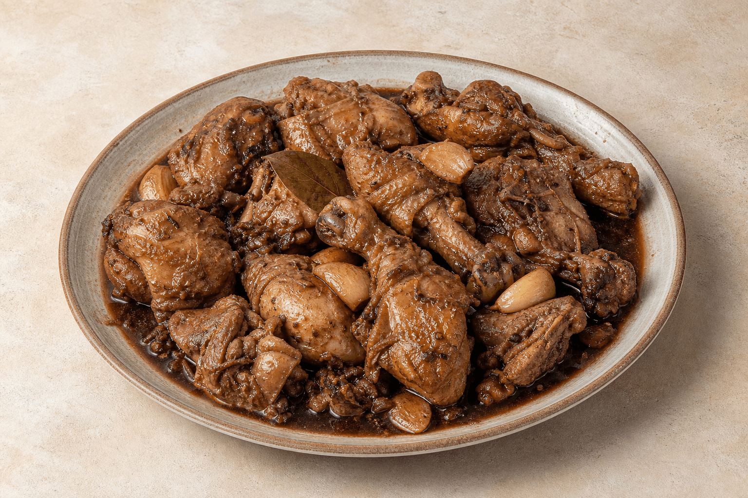 Photorealistic Chicken adobo P10 food image by VDAMO