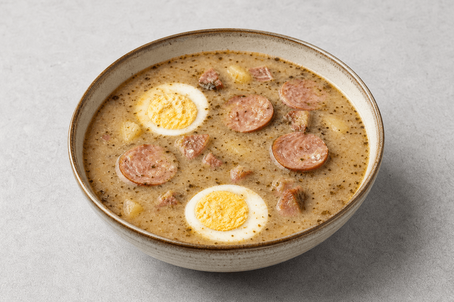Photorealistic Zurek menu-main p02 food image by VDAMO