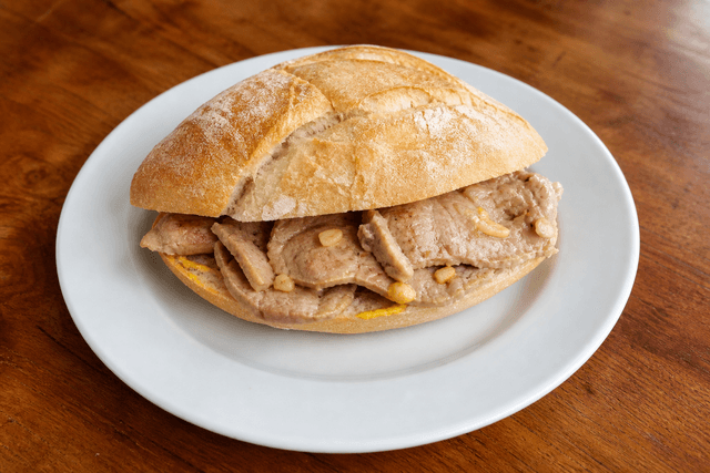 Photorealistic Bifana menu-main food image by VDAMO