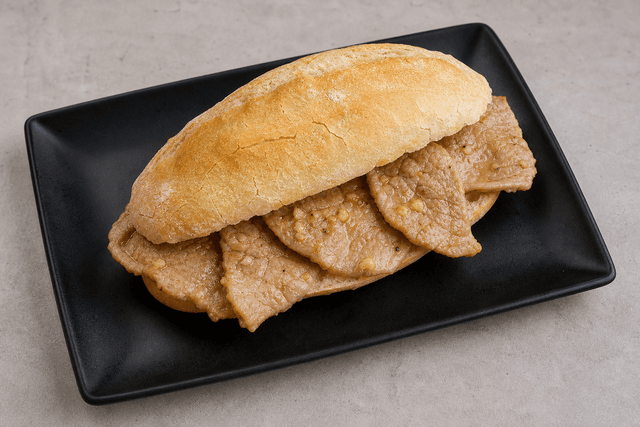 Photorealistic Bifana menu-main p02 food image by VDAMO