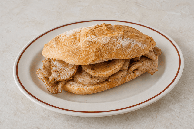 Photorealistic Bifana menu-main p03 food image by VDAMO