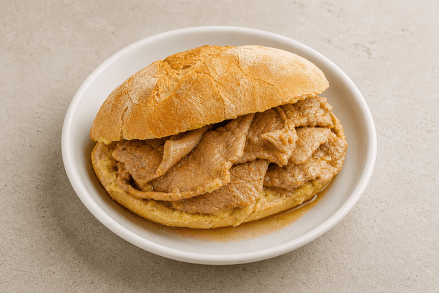 Photorealistic Bifana menu-main p04 food image by VDAMO