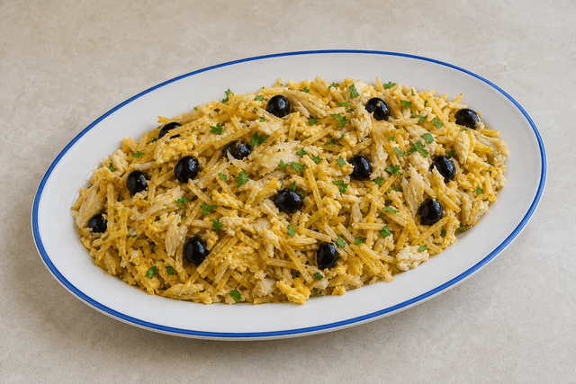 Photorealistic Bacalhau à Brás menu-main p03 food image by VDAMO