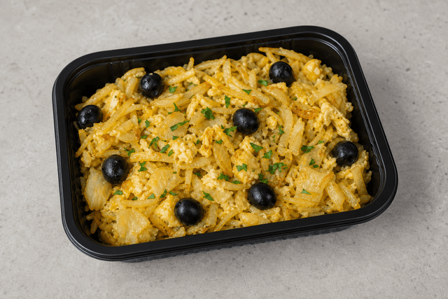 Photorealistic Bacalhau à Brás menu-main p06 food image by VDAMO