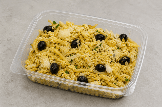 Photorealistic Bacalhau à Brás menu-main p07 food image by VDAMO