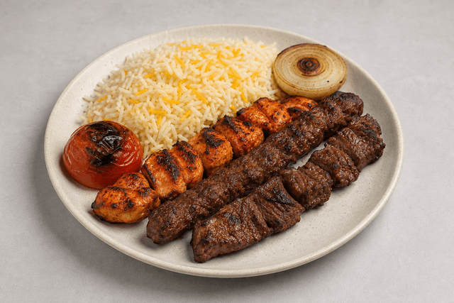Photorealistic 卡塔尔混合烤肉 menu-main p04 food image by VDAMO