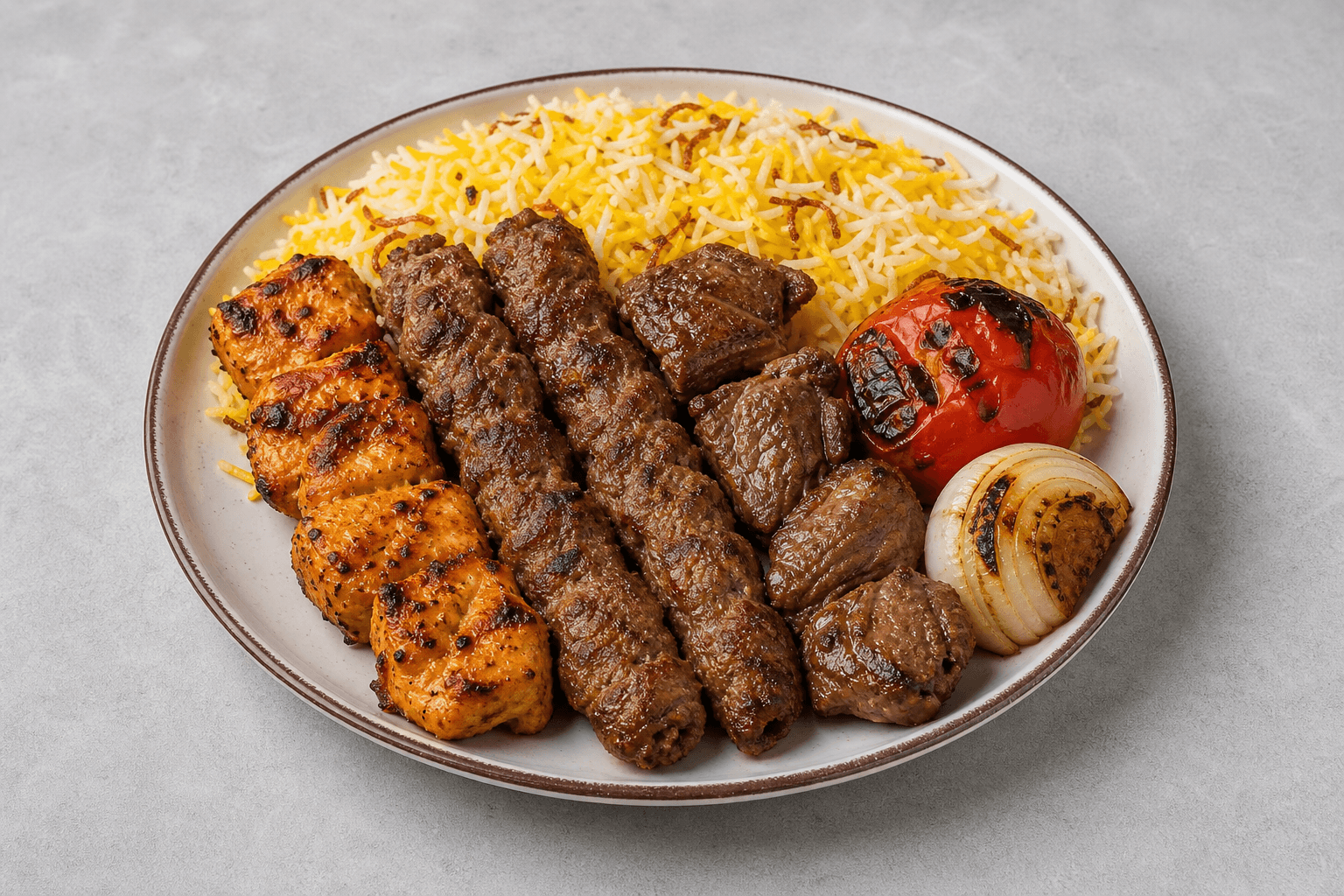 Photorealistic Qatari mixed grill menu-main p06 food image by VDAMO