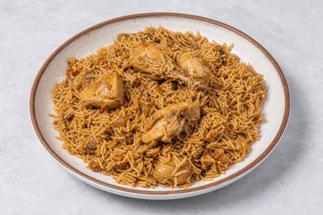 Photorealistic Chicken madrouba menu-main p03 food image by VDAMO