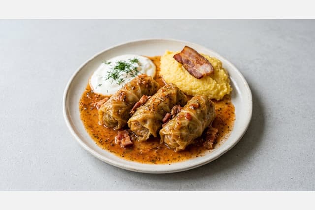 Photorealistic Romanian sarmale menu-main p04 food image by VDAMO