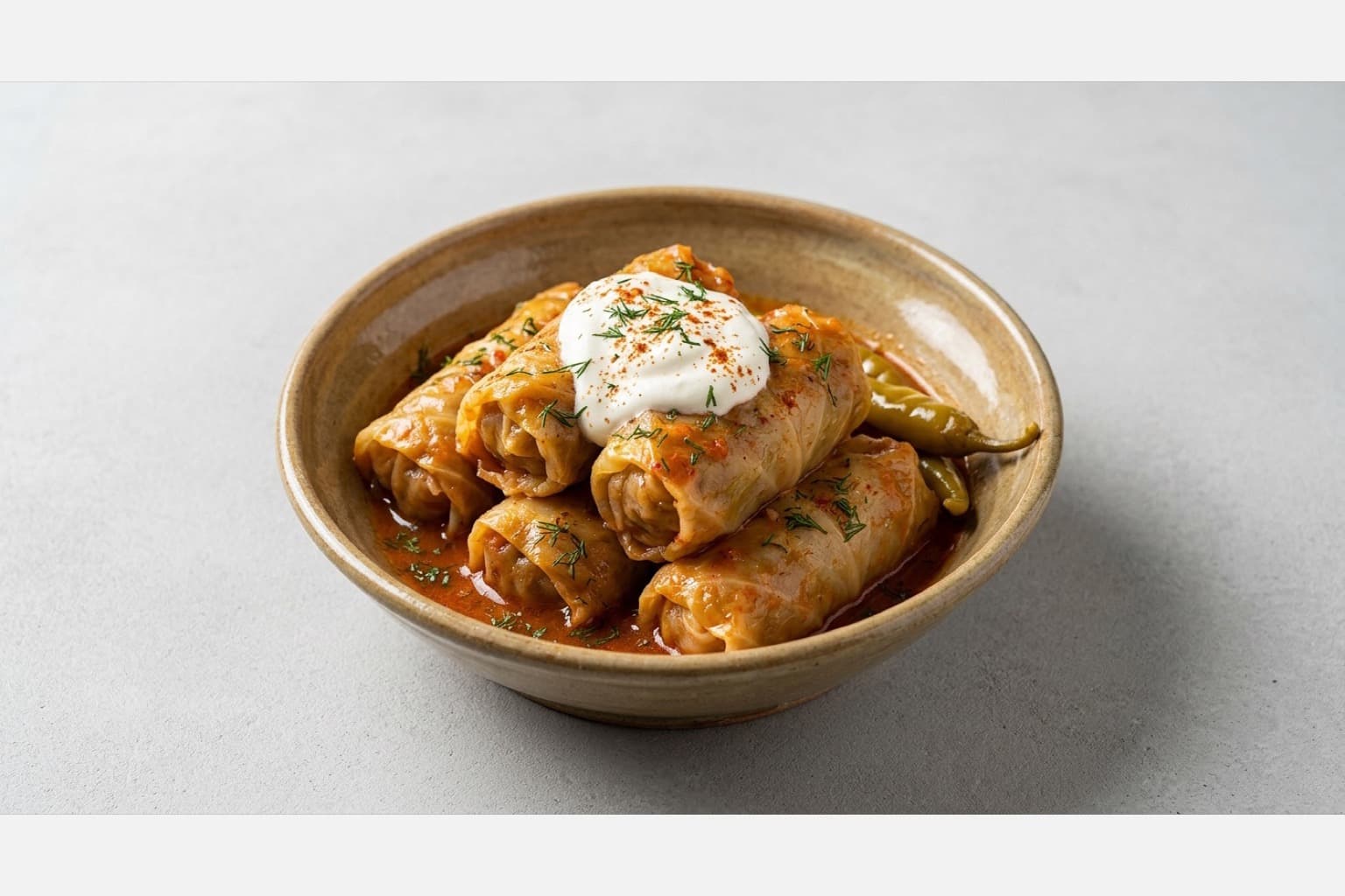 Photorealistic Romanian sarmale menu-main p06 food image by VDAMO
