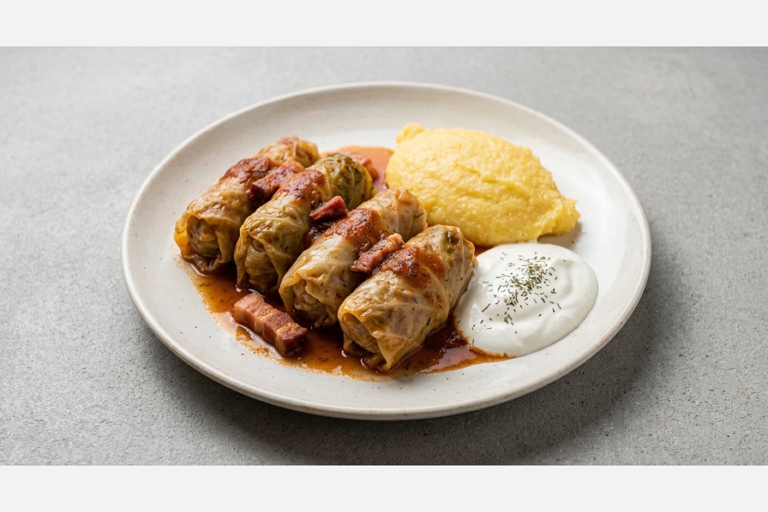 Photorealistic Romanian sarmale menu-main p08 food image by VDAMO