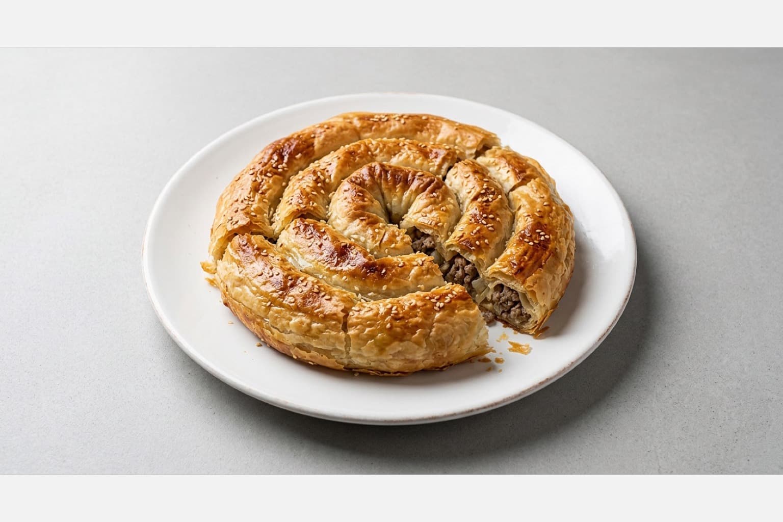 Photorealistic Meat burek menu-main p04 food image by VDAMO