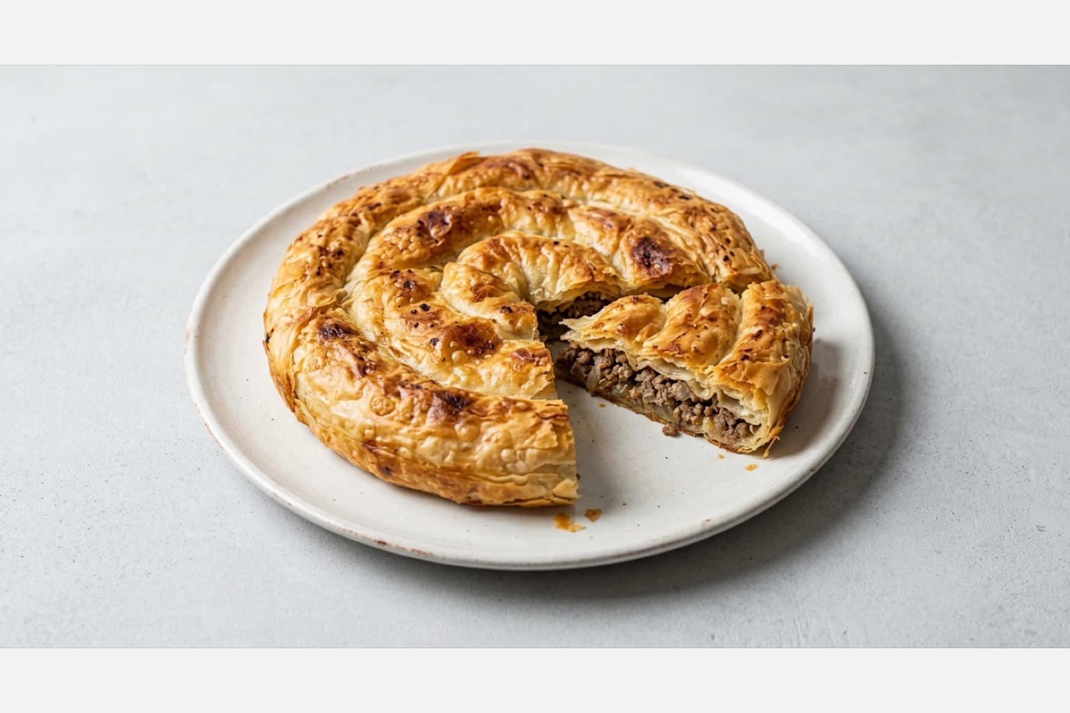 Photorealistic Meat burek menu-main p07 food image by VDAMO