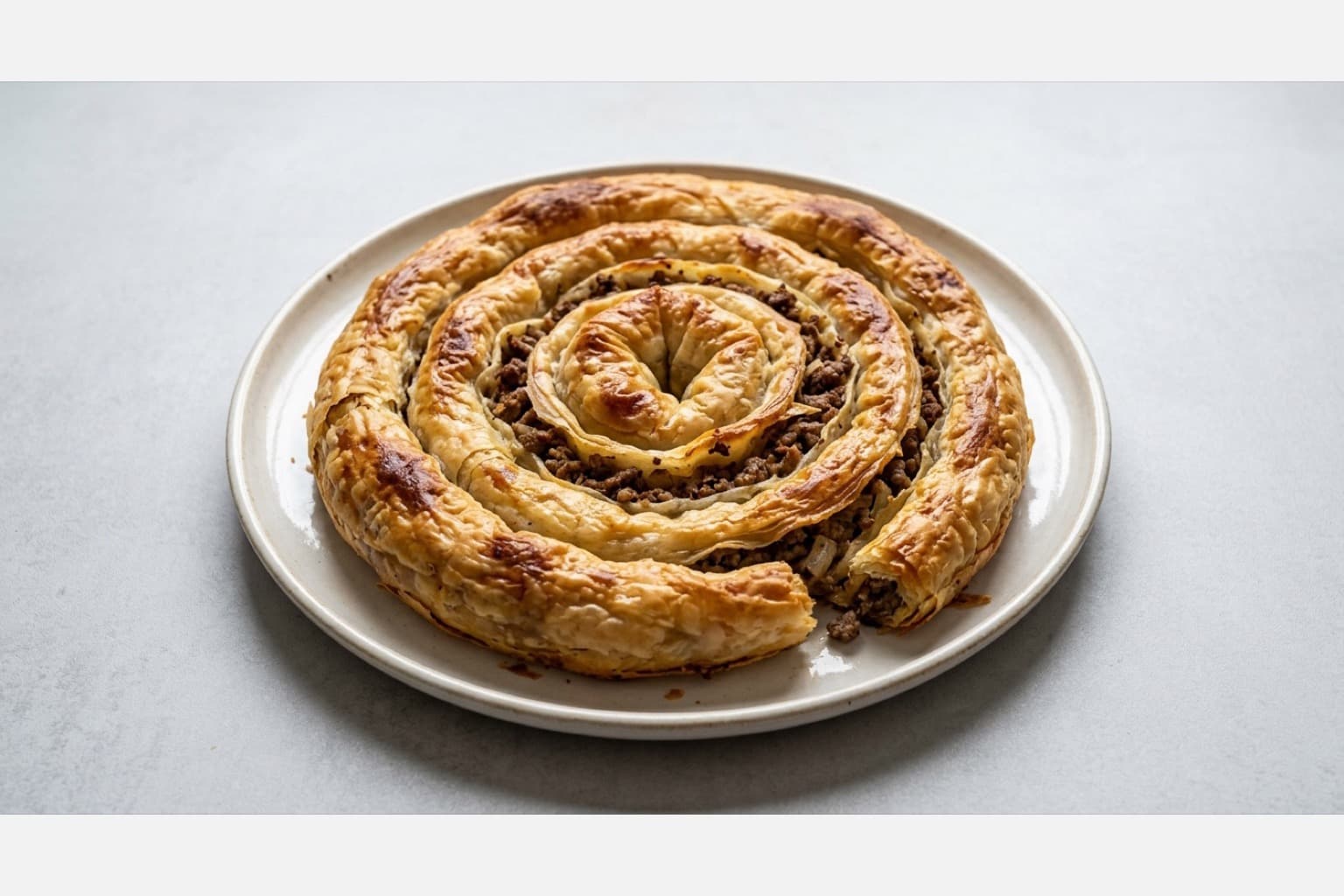 Photorealistic Meat burek menu-main p08 food image by VDAMO