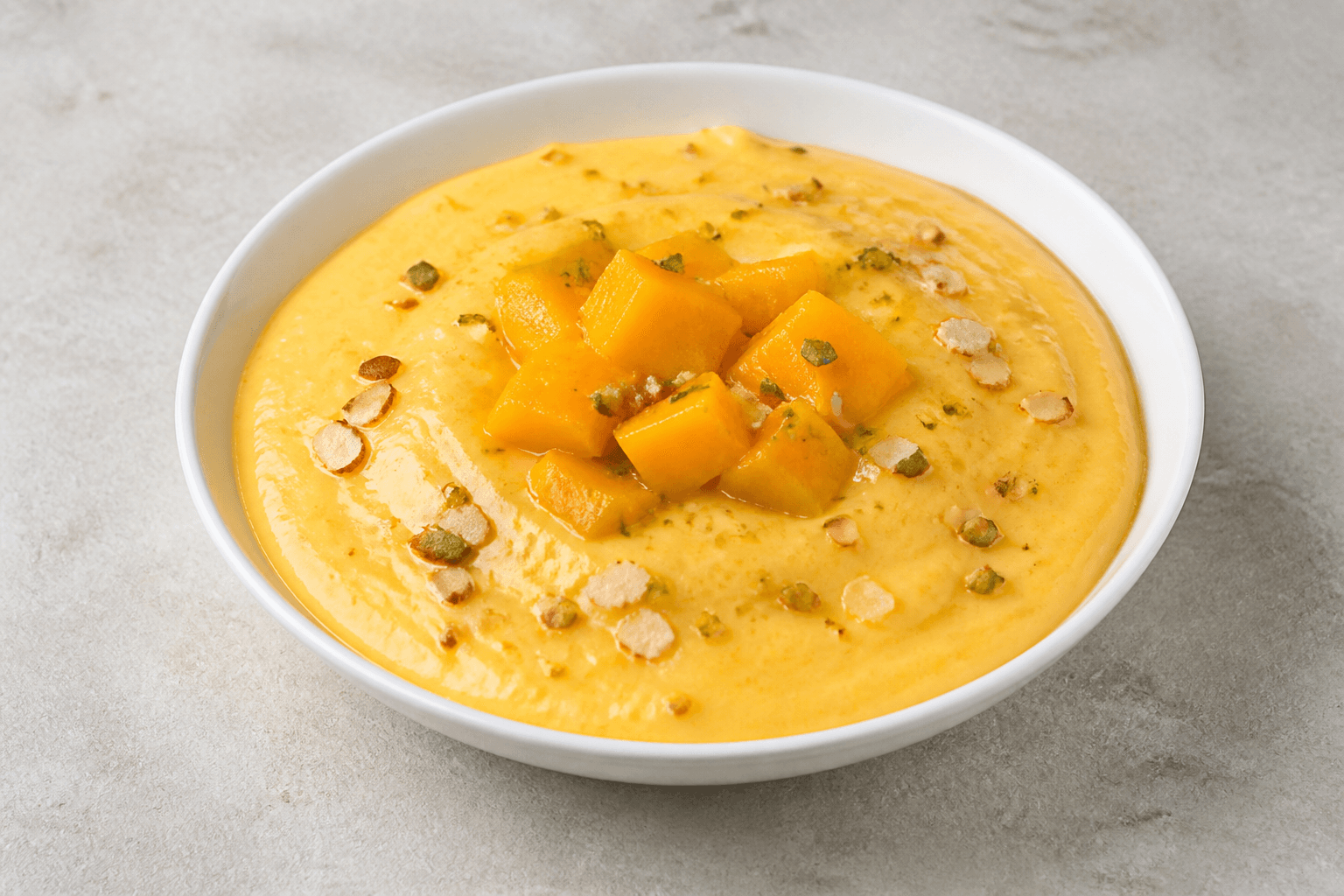 Photorealistic RU Mango pudding cup dessert menu-main p04 food image by VDAMO