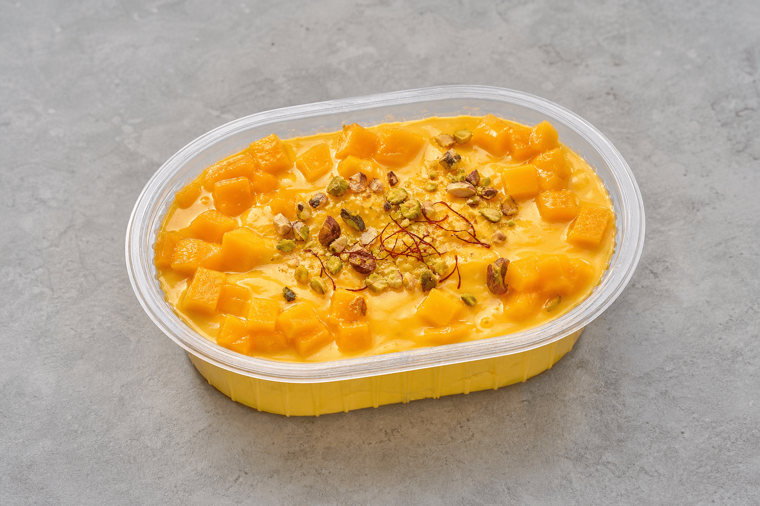 Photorealistic RU Mango pudding cup dessert menu-main p07 food image by VDAMO