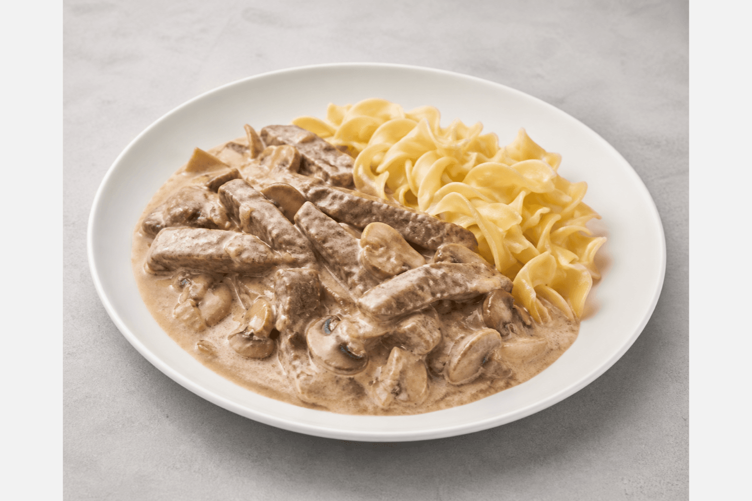 Photorealistic Russian beef stroganoff menu-main p03 food image by VDAMO