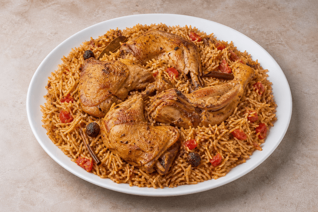 Photorealistic Chicken kabsa menu-main p01 food image by VDAMO