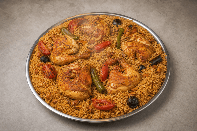 Photorealistic Chicken kabsa menu-main p10 food image by VDAMO