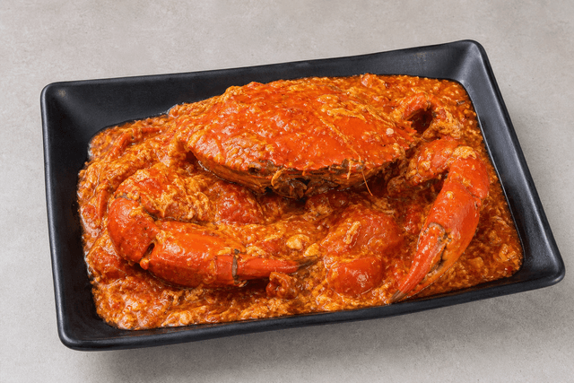Photorealistic Singapore chili crab menu-main p02 food image by VDAMO