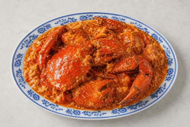 Photorealistic Singapore chili crab menu-main p03 food image by VDAMO
