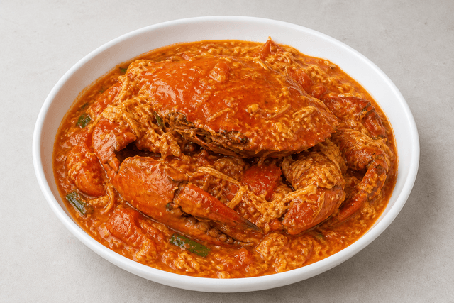 Photorealistic Singapore chili crab menu-main p04 food image by VDAMO