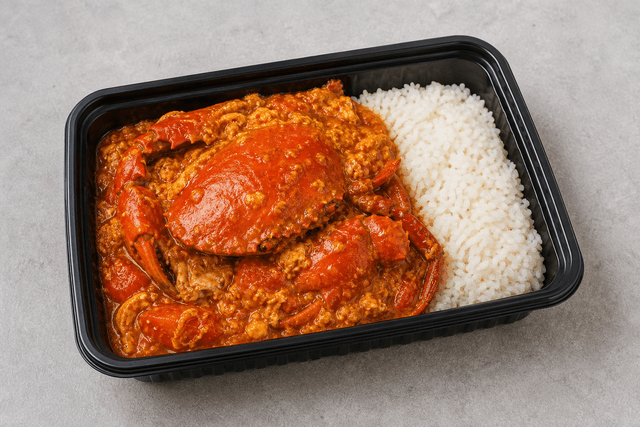 Photorealistic Singapore chili crab menu-main p06 food image by VDAMO