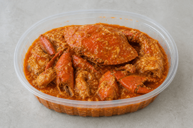 Photorealistic Singapore chili crab menu-main p07 food image by VDAMO