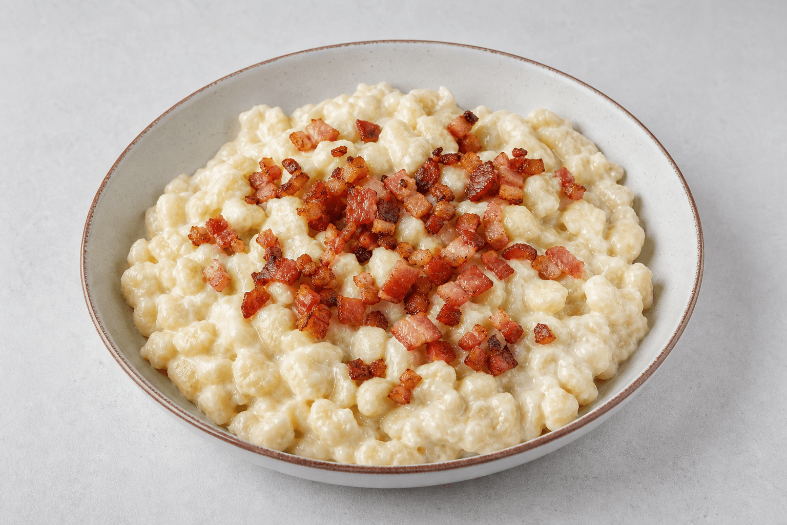 Photorealistic Bryndzove halusky menu-main p04 food image by VDAMO