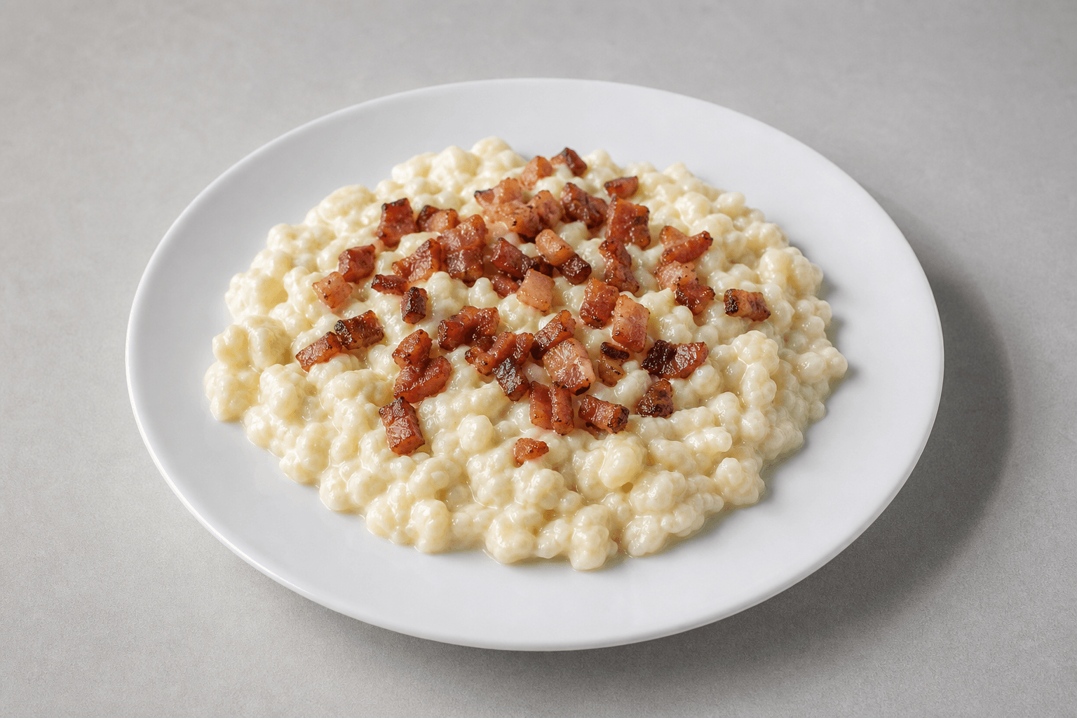 Photorealistic Bryndzove halusky menu-main p06 food image by VDAMO