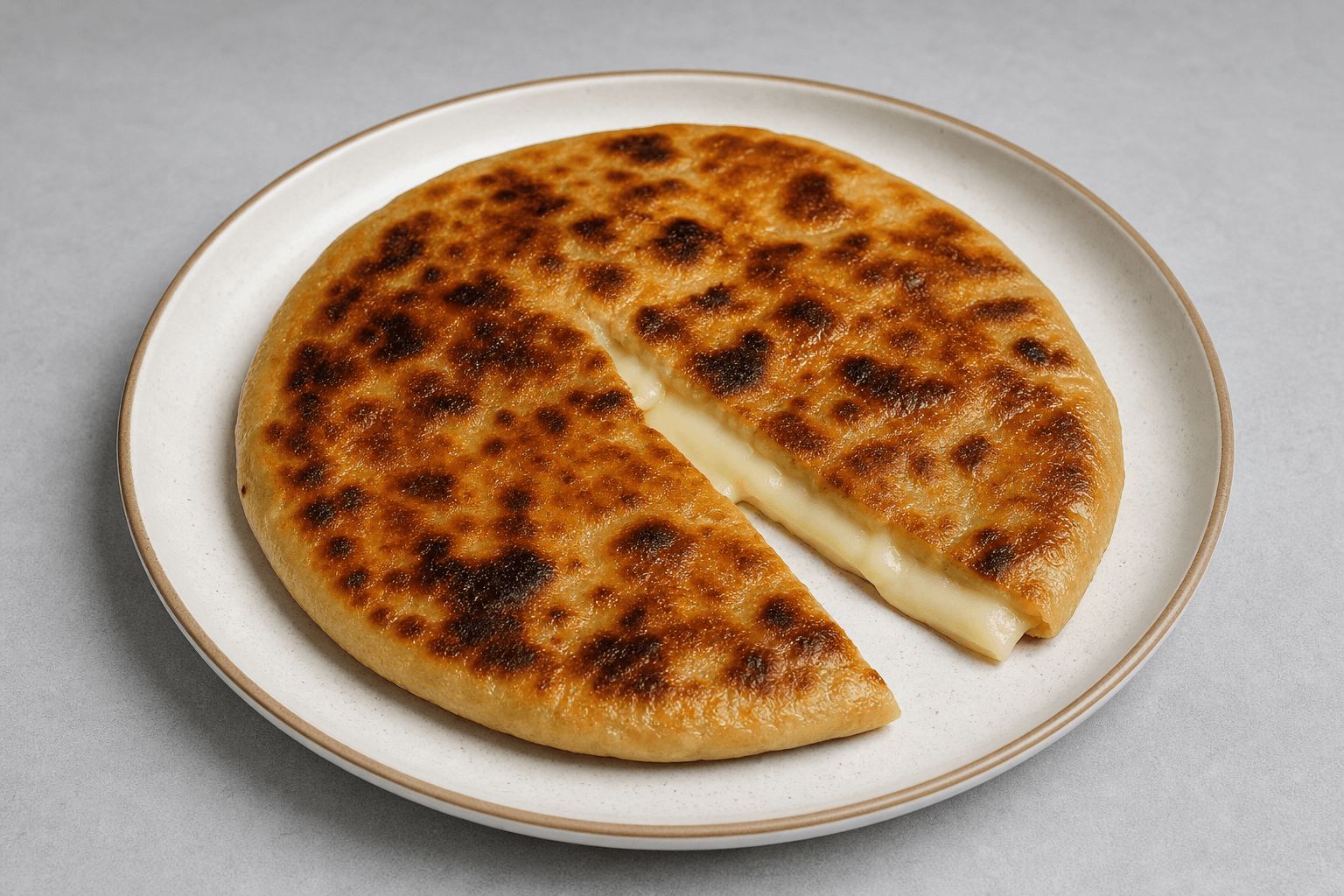 Photorealistic Quesadilla salvadoreña menu-main p04 food image by VDAMO