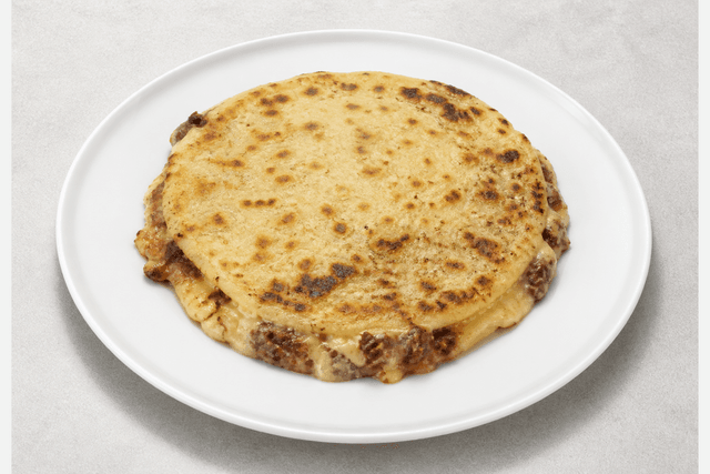 Photorealistic Pupusa revueltas menu-main p06 food image by VDAMO
