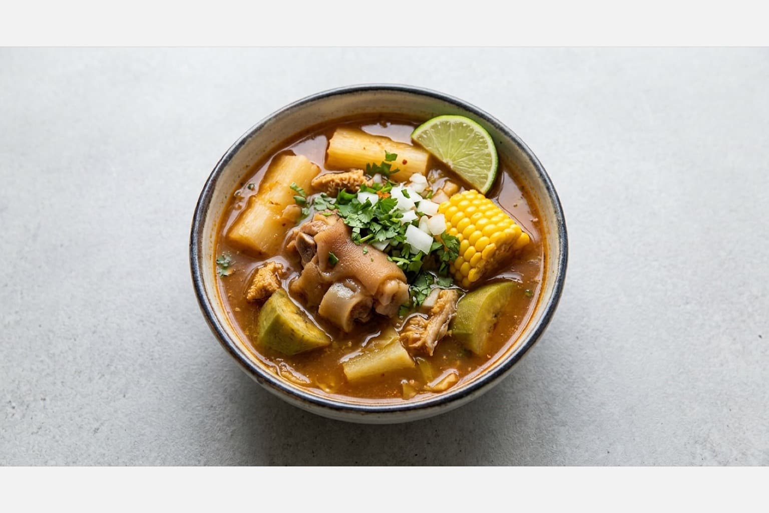 Photorealistic Sopa de pata menu-main p03 food image by VDAMO