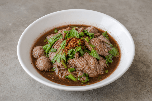 Photorealistic Thai boat noodles menu-main p01 food image by VDAMO
