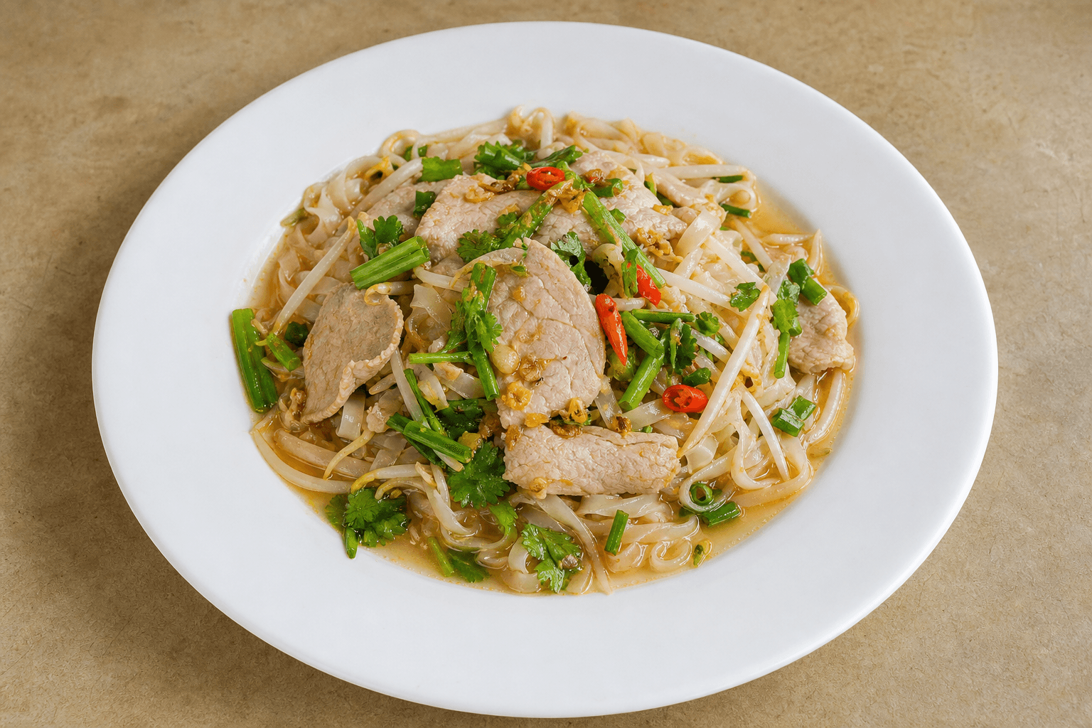 Photorealistic Thai street noodle 042 P01 food image by VDAMO