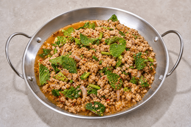 Photorealistic Larb moo menu-main p05 food image by VDAMO