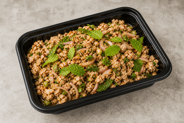 Photorealistic Larb moo menu-main p06 food image by VDAMO