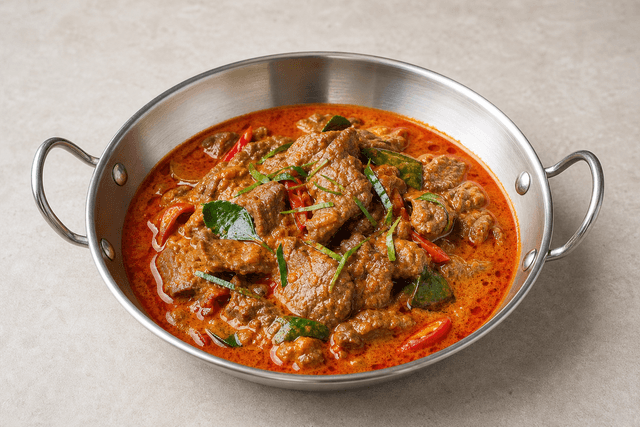 Photorealistic Panang curry menu-main p05 food image by VDAMO