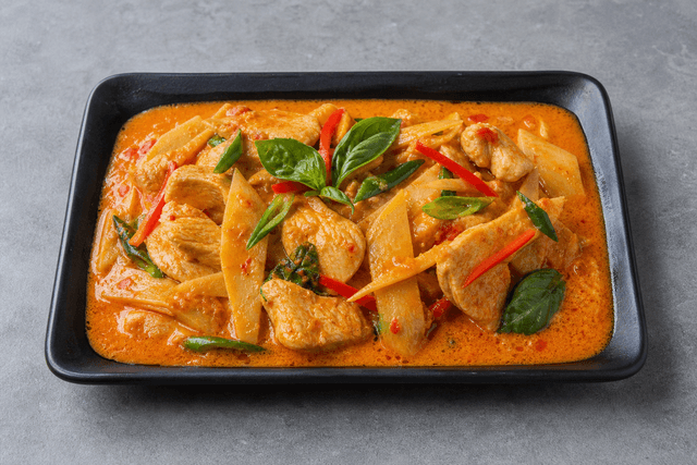 VDAMO Speisebild: Thai red curry chicken P02