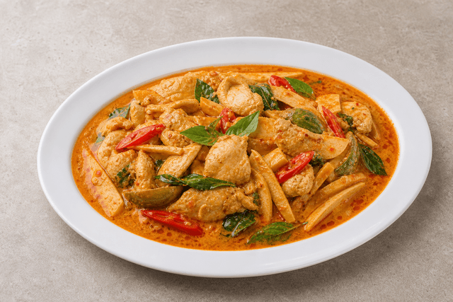 VDAMO Speisebild: Thai red curry chicken P03