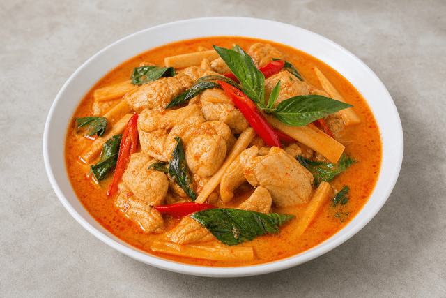 VDAMO Speisebild: Thai red curry chicken P04