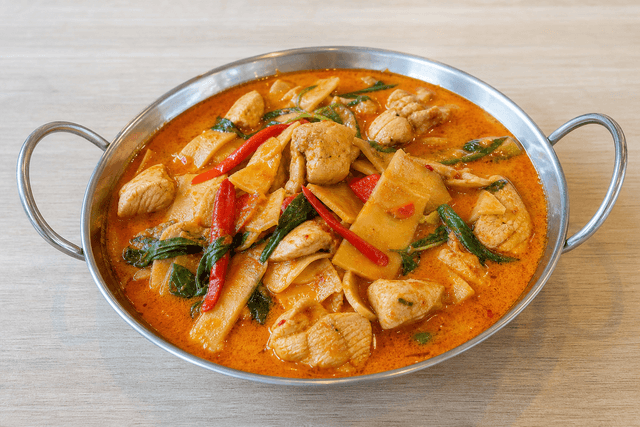 VDAMO Speisebild: Thai red curry chicken P05