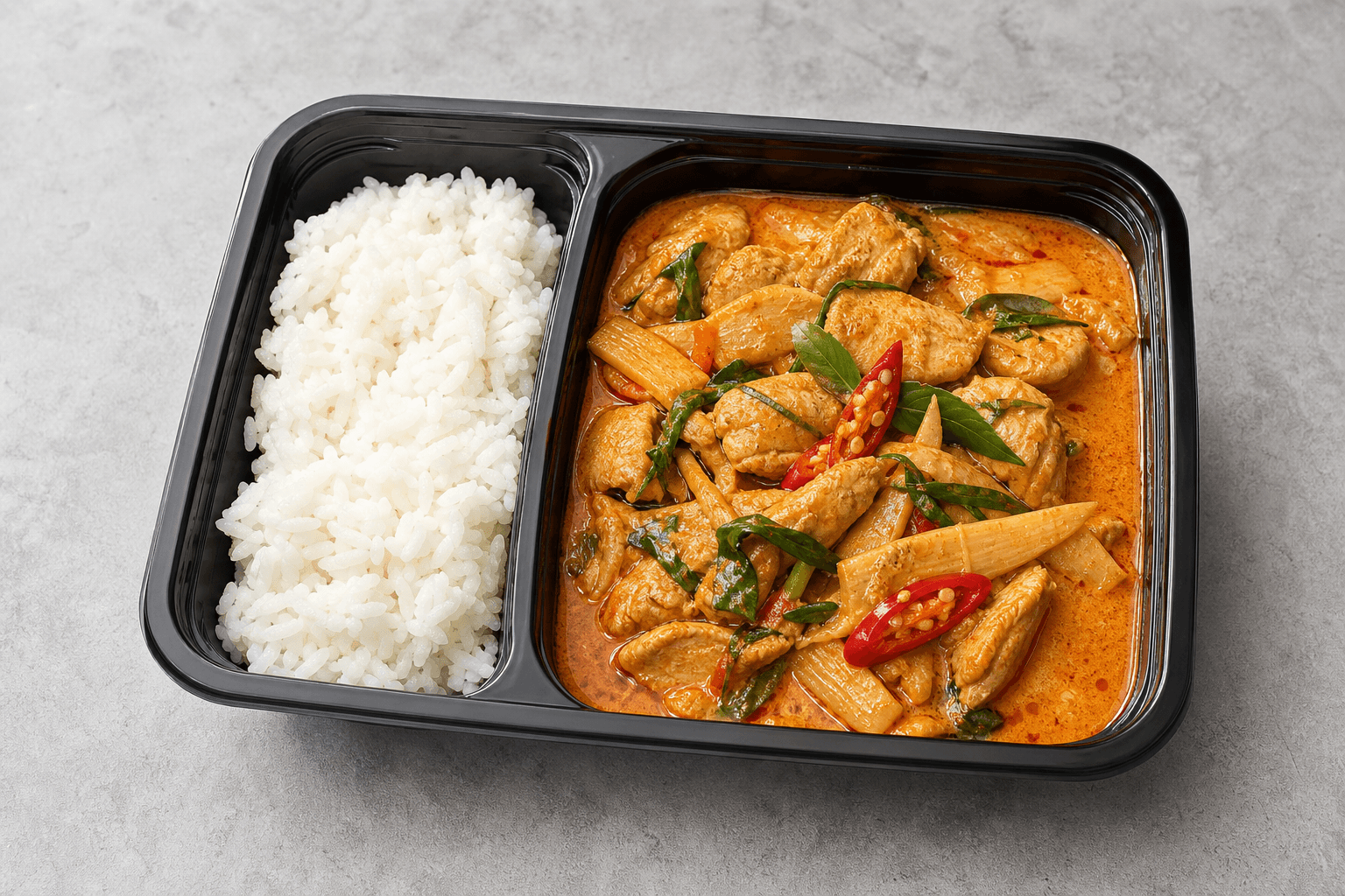 Photorealistic Thai red curry chicken menu-main p06 food image by VDAMO