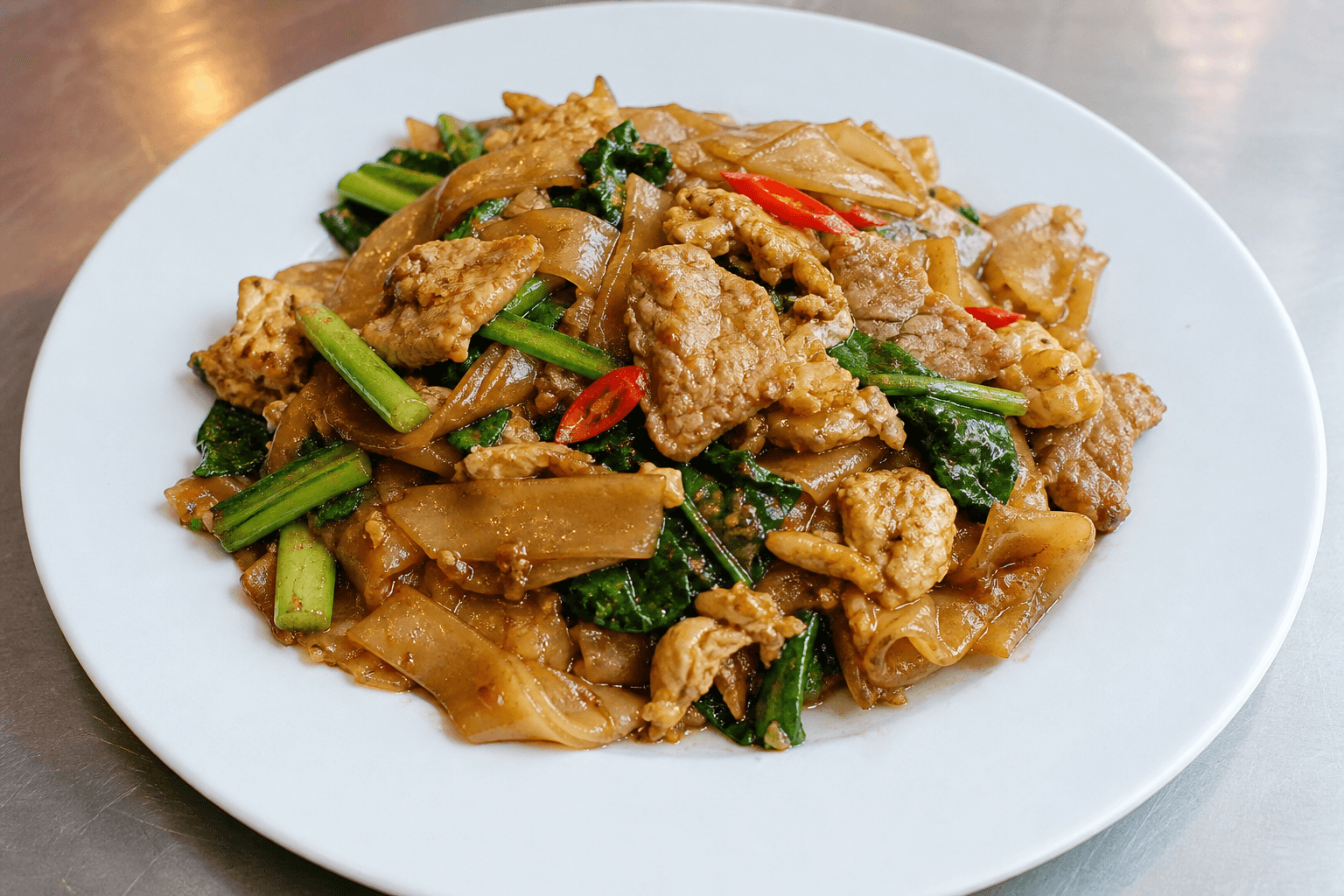 Photorealistic Pad see ew menu-main food image by VDAMO