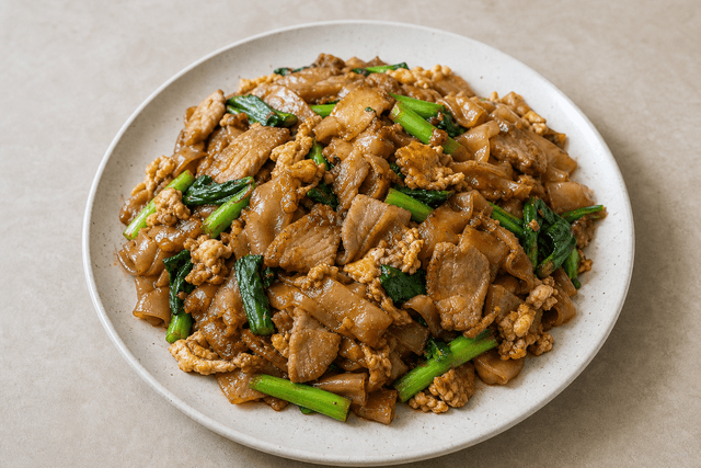 Photorealistic 泰式酱油炒河粉 menu-main p10 food image by VDAMO