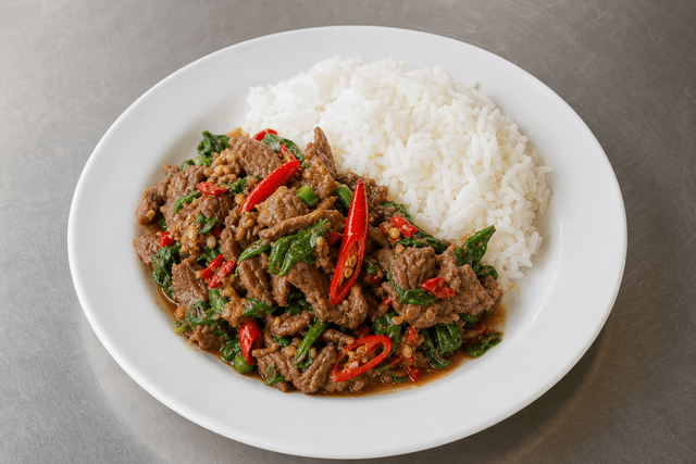 Immagine food VDAMO: Pad krapow beef menu-main p01
