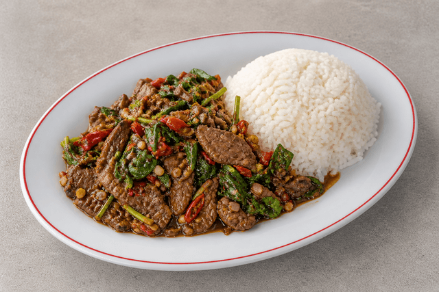 Immagine food VDAMO: Pad krapow beef menu-main p03